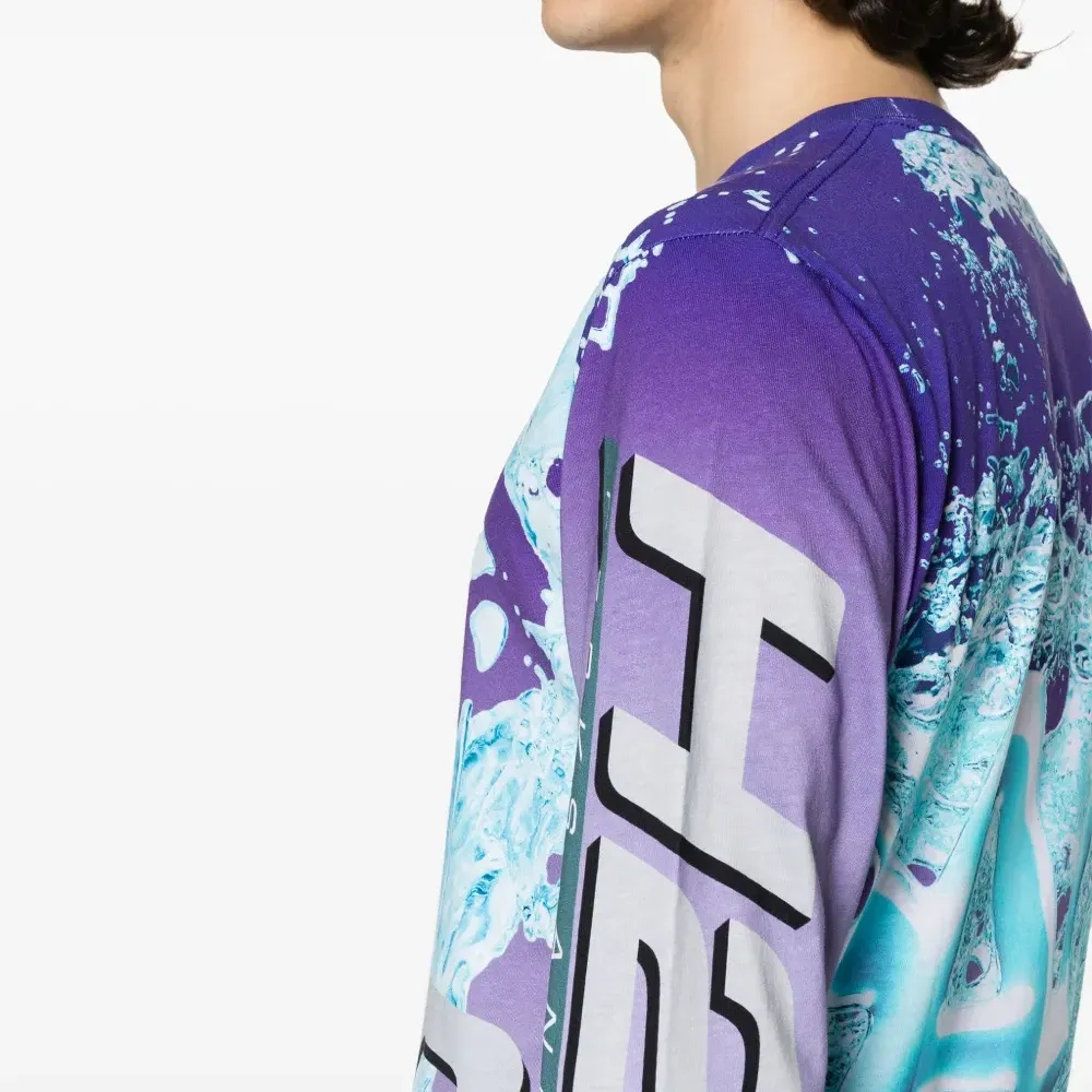 Футболка из органического хлопка с принтом Splash