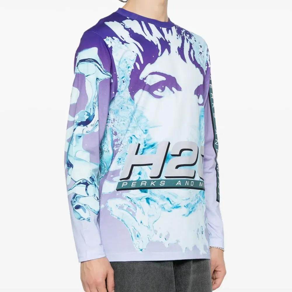 Футболка из органического хлопка с принтом Splash