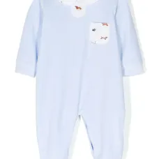 Пижама с длинными рукавами и принтом