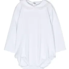 Боди с длинными рукавами и контрастной отделкой