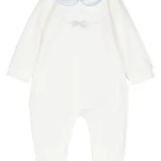 Пижама с длинными рукавами и вышивкой