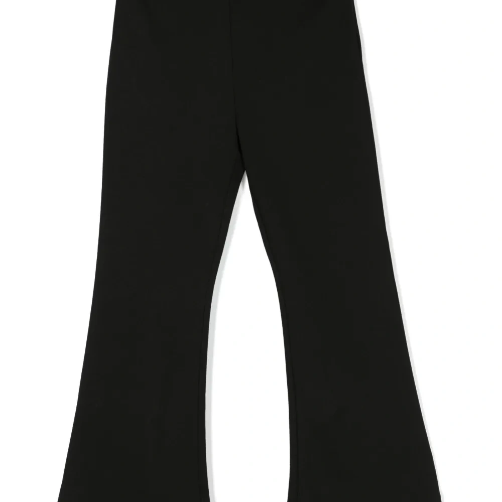 Расклешенные брюки с логотипом