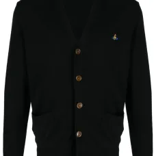 Кардиган с вышитым логотипом Orb