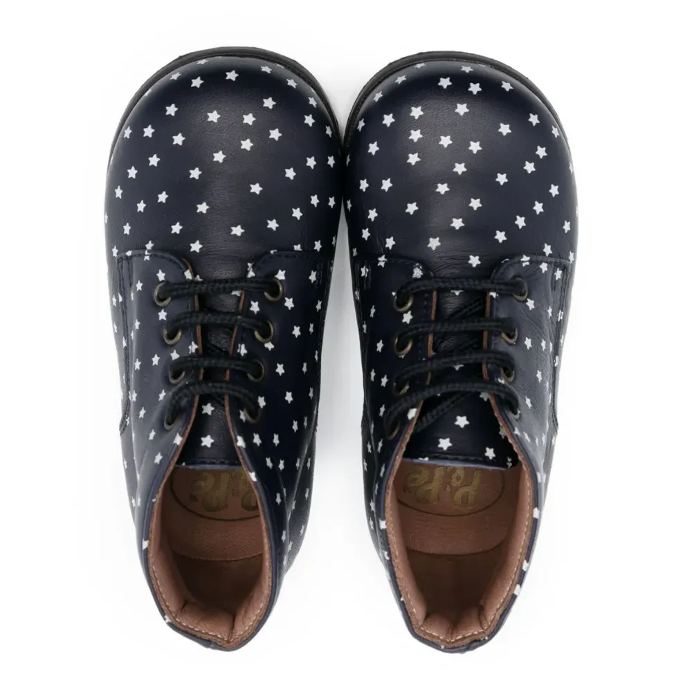 Ботинки на шнуровке с принтом