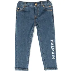 Прямые джинсы с логотипом