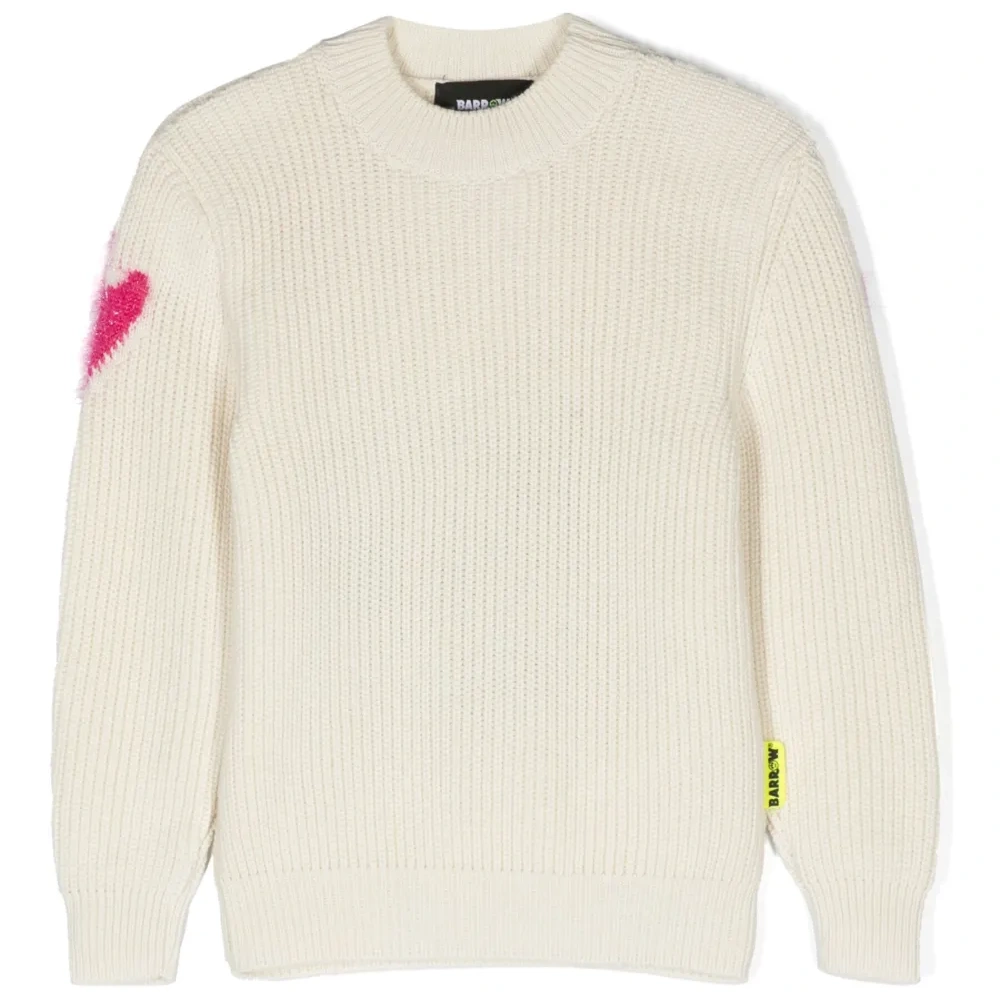 Толстовка вязки интарсия с круглым вырезом