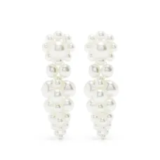 Серьги-подвески Mini Cluster с искусственным жемчугом