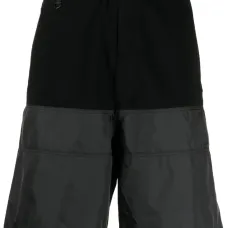 Спортивные шорты с эластичным поясом и вставками Спортивные шорты с эластичным поясом и вставками