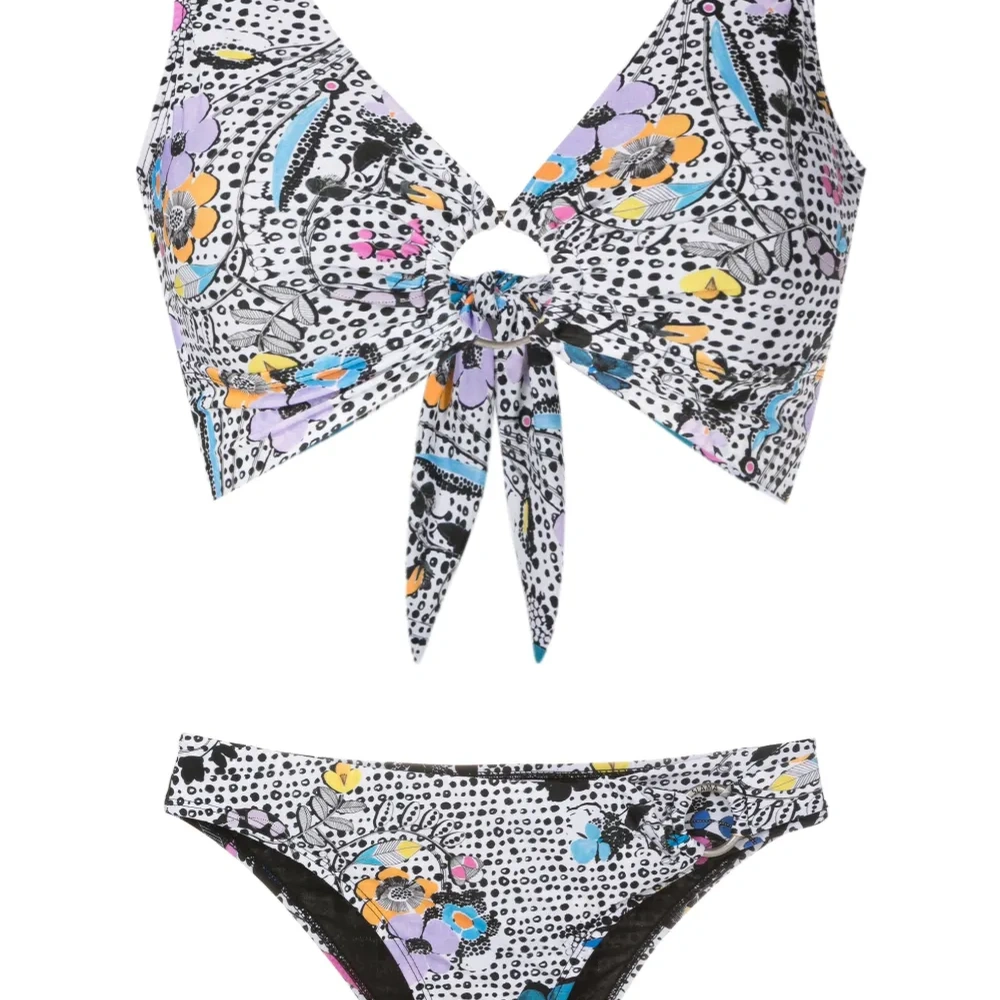 Бикини с графичным принтом