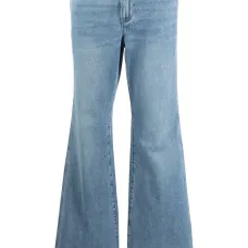 Джинсы bootcut с поясом