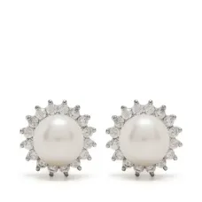 Серьги-гвоздики с жемчугом