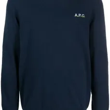 Джемпер Alois тонкой вязки с вышитым логотипом