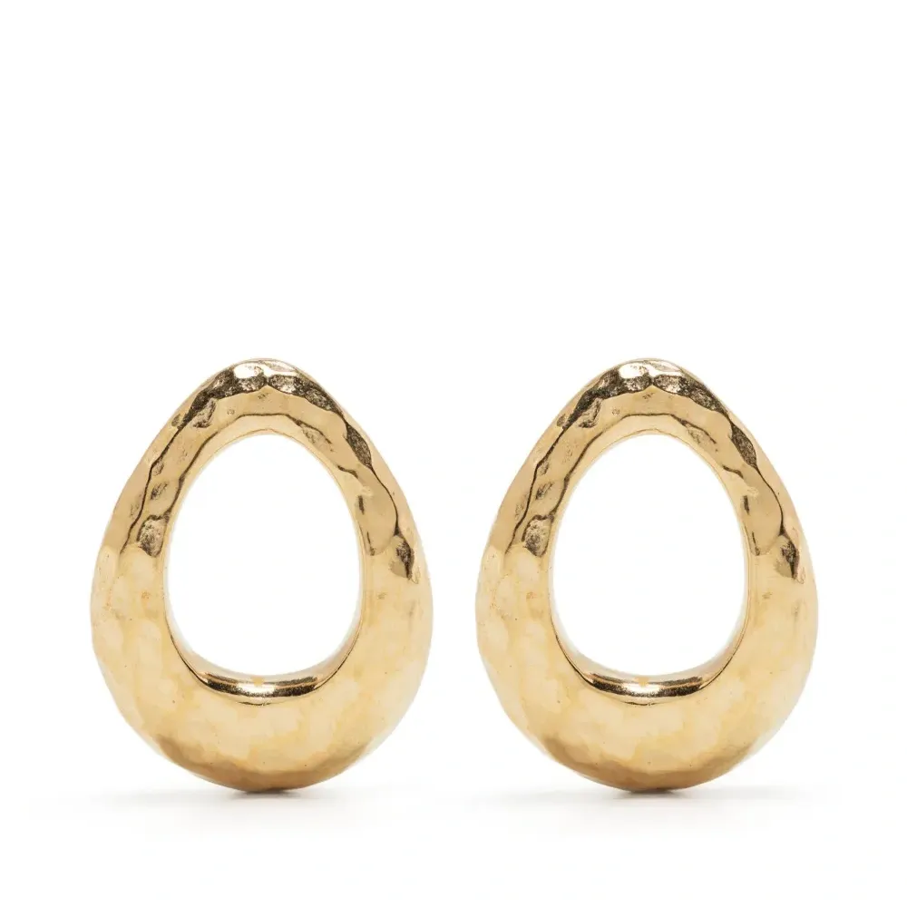 Овальные серьги