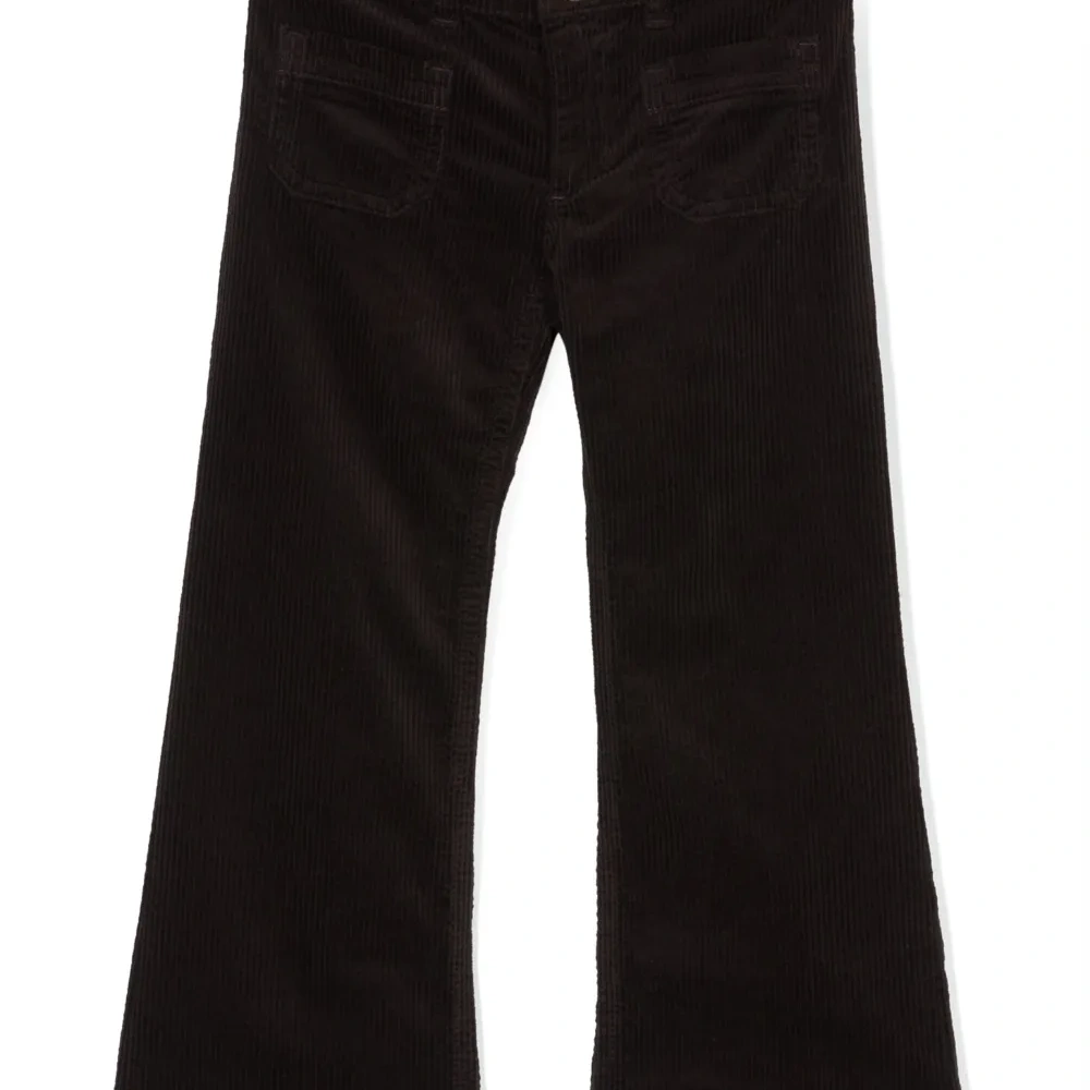 Вельветовые брюки широкого кроя