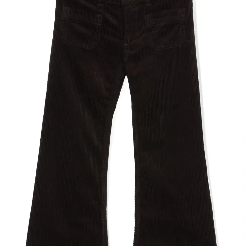 Вельветовые брюки широкого кроя