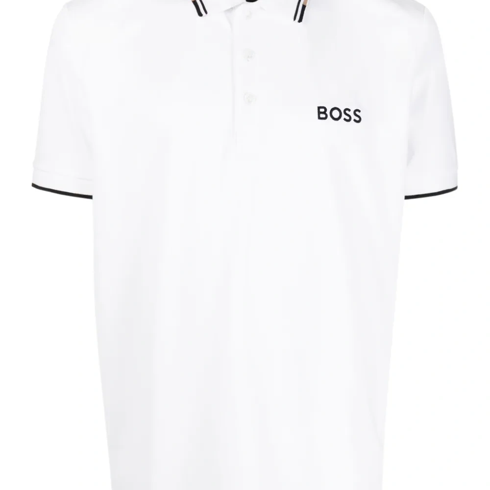 Рубашка поло с вышитым логотипом