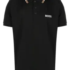 Рубашка поло с вышитым логотипом