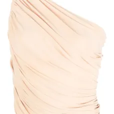 Топ на одно плечо с драпировкой