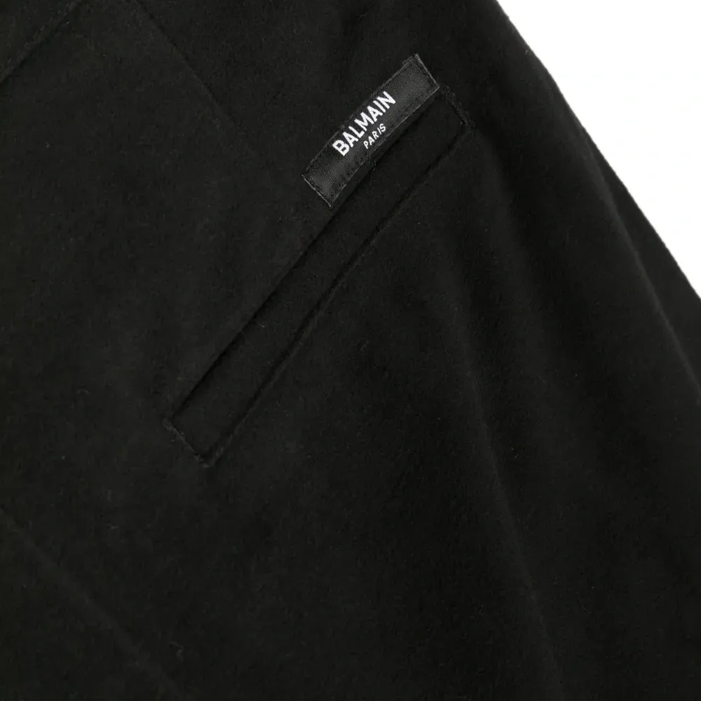 Брюки прямого кроя со складками