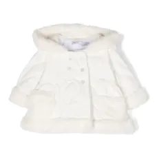 Стеганая куртка с искусственным мехом