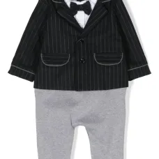 Многослойный ромпер с контрастной отделкой Многослойный ромпер с контрастной отделкой