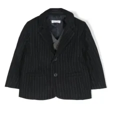 Однобортный блейзер в тонкую полоску Однобортный блейзер в тонкую полоску