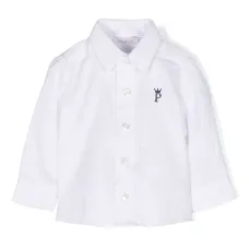 Рубашка с вышитым логотипом