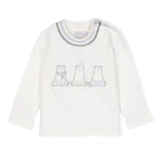 Футболка в полоску с аппликацией