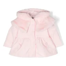 Куртка с воротником и капюшоном из искусственного меха Куртка с воротником и капюшоном из искусственного меха