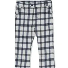 Узкие брюки в клетку