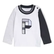 Лонгслив в стиле колор-блок