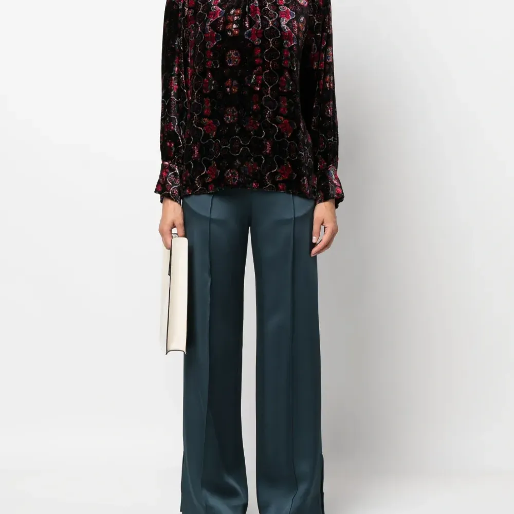 Блузка с принтом пейсли