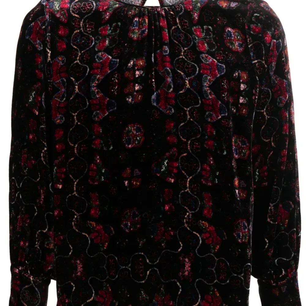 Блузка с принтом пейсли