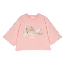 Укороченный топ с принтом Teddy Bear