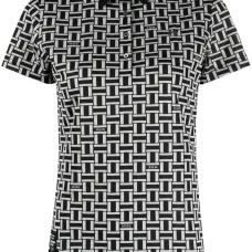 Рубашка поло с графичным принтом и логотипом