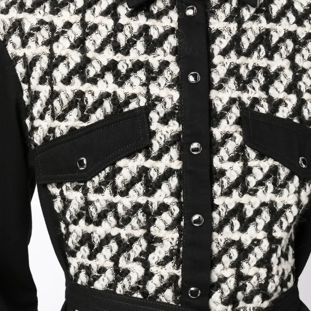 Рубашка из букле с завязками