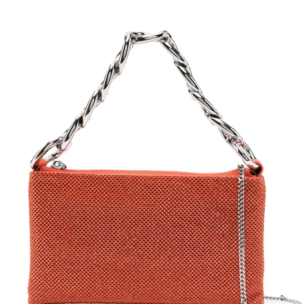 Клатч Maxichain со стразами