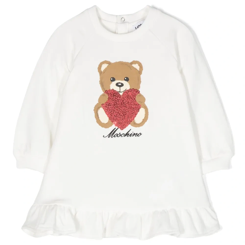 Платье с длинными рукавами и логотипом