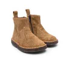 Замшевые ботинки