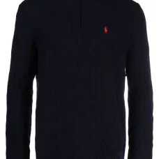 джемпер с вышитым логотипом