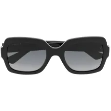 Солнцезащитные очки в квадратной оправе с логотипом Солнцезащитные очки в квадратной оправе с логотипом