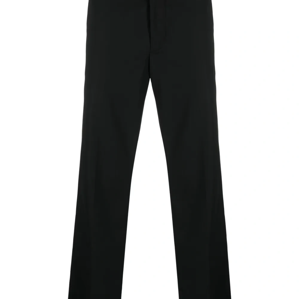 Прямые брюки со складками