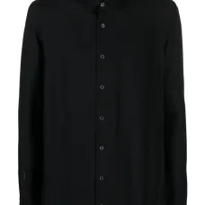 Твиловая рубашка с длинными рукавами