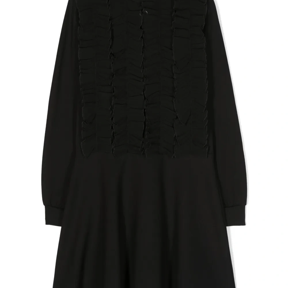 Платье из джерси с оборками