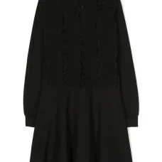 Платье из джерси с оборками