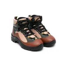 Ботинки в стиле колор-блок