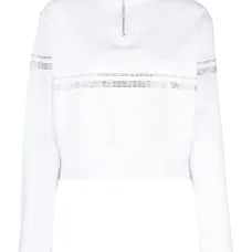 Толстовка с кристаллами и логотипом