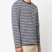 Полосатая футболка с нашивкой Fox