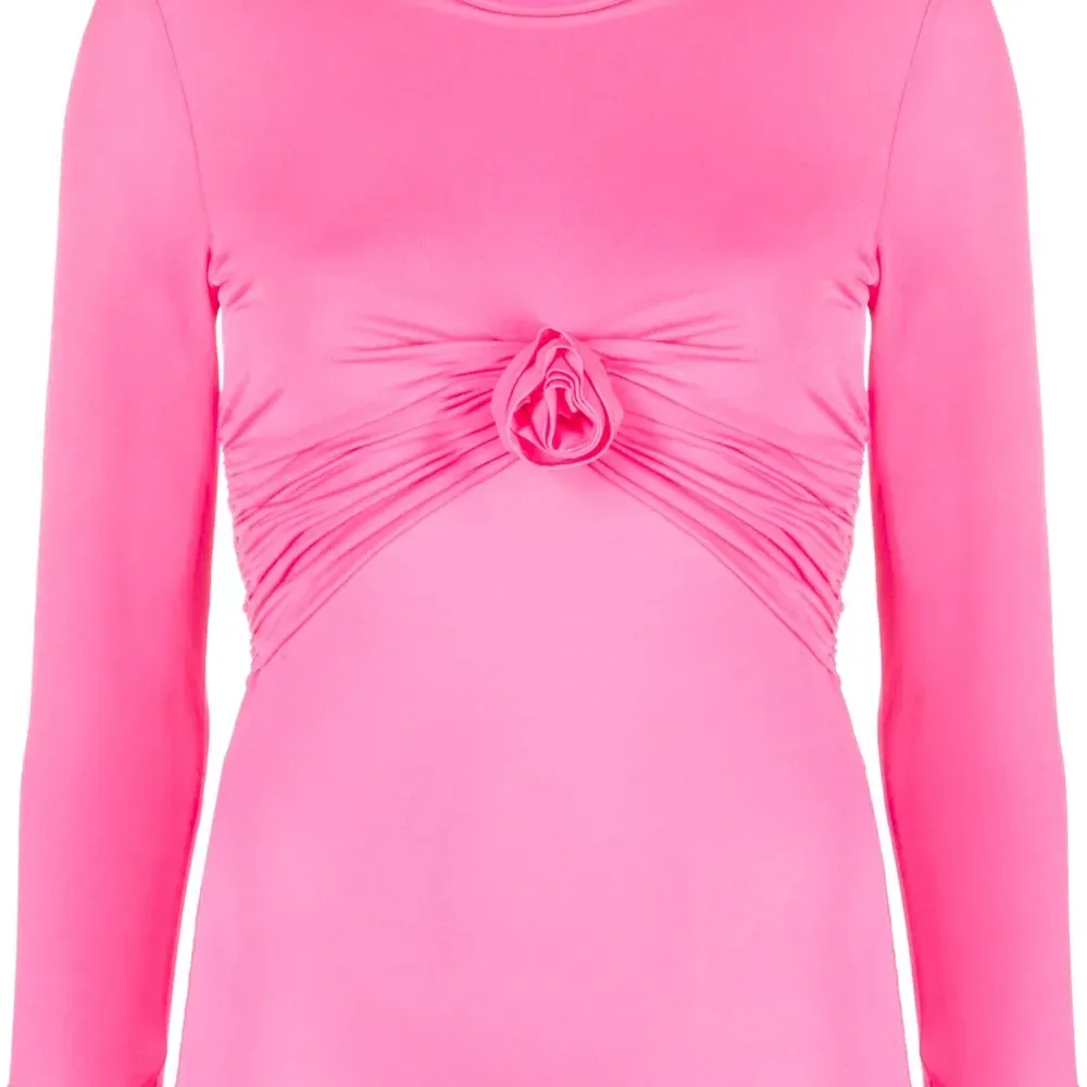 Футболка с цветочной аппликацией