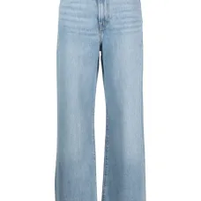 Широкие джинсы с завышенной талией